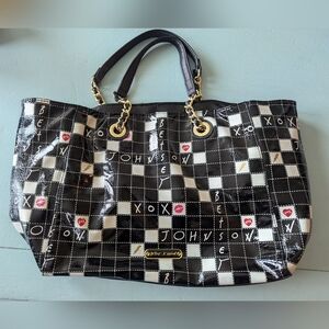 Betsey Johnson Crossword Shoulder Bag